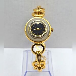 Womens Vintage Giordano Chain Link Bracelet Quartz Watch New Battery